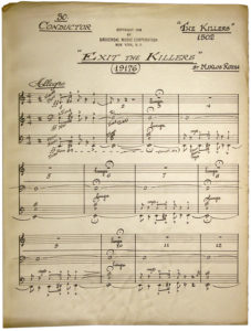 Sheet music from The Killers.